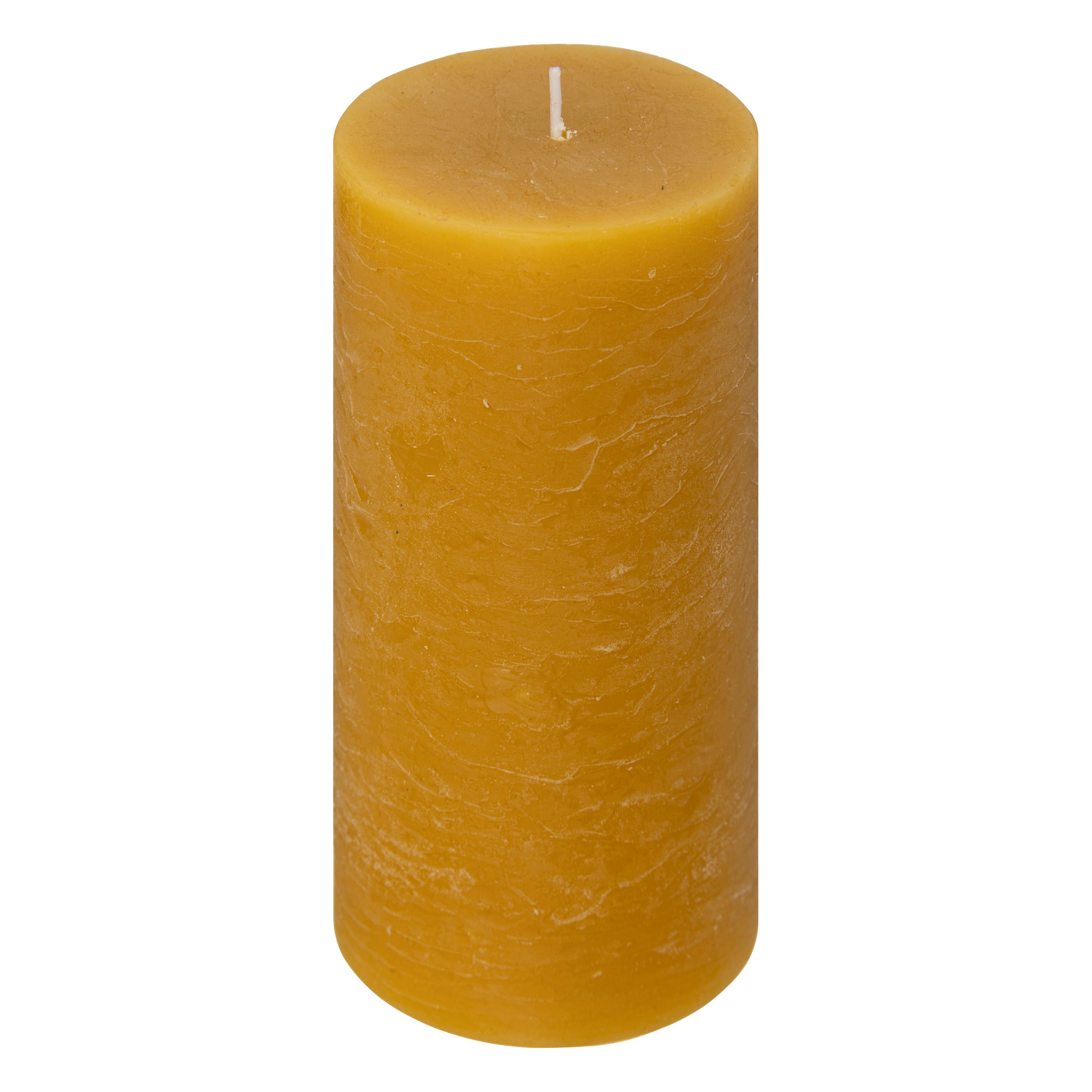 Lumanare rustica "Olia" - Galben, 445 g - Atmosphera