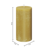 Lumanare rustica "Olia" - Galben, 445 g - Atmosphera