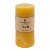 Lumanare rustica "Olia" - Galben, 445 g - Atmosphera