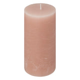 Lumanare rustica "Olia" - Roz deschis, 445 g - Atmosphera