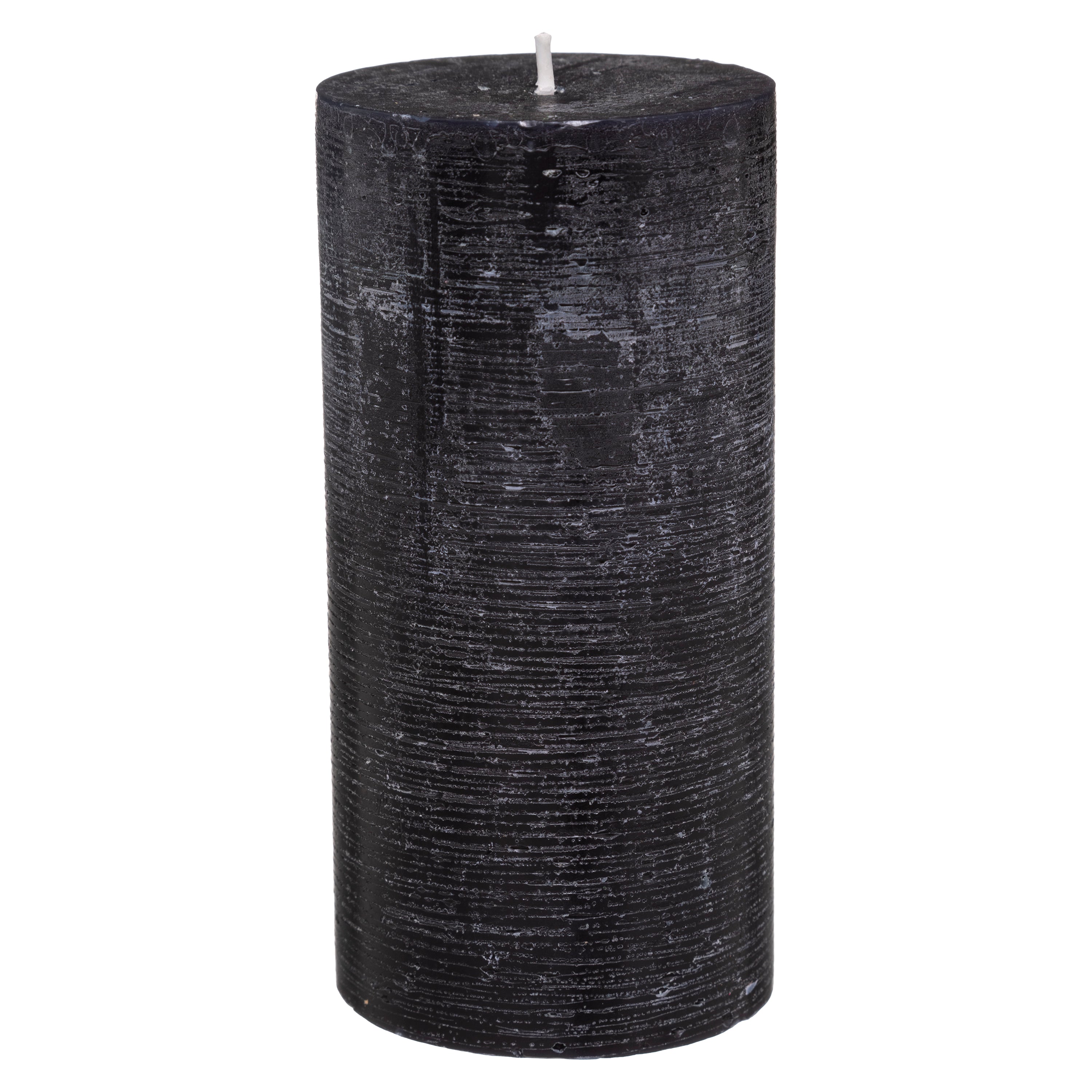 Lumanare rustica "Olia" - Negru, 445 g - Atmosphera