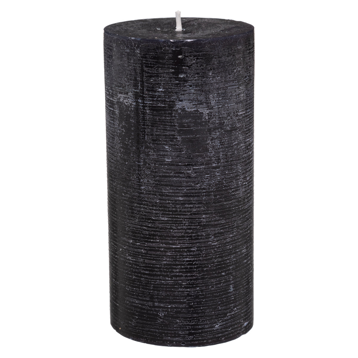 Lumanare rustica "Olia" - Negru, 445 g - Atmosphera