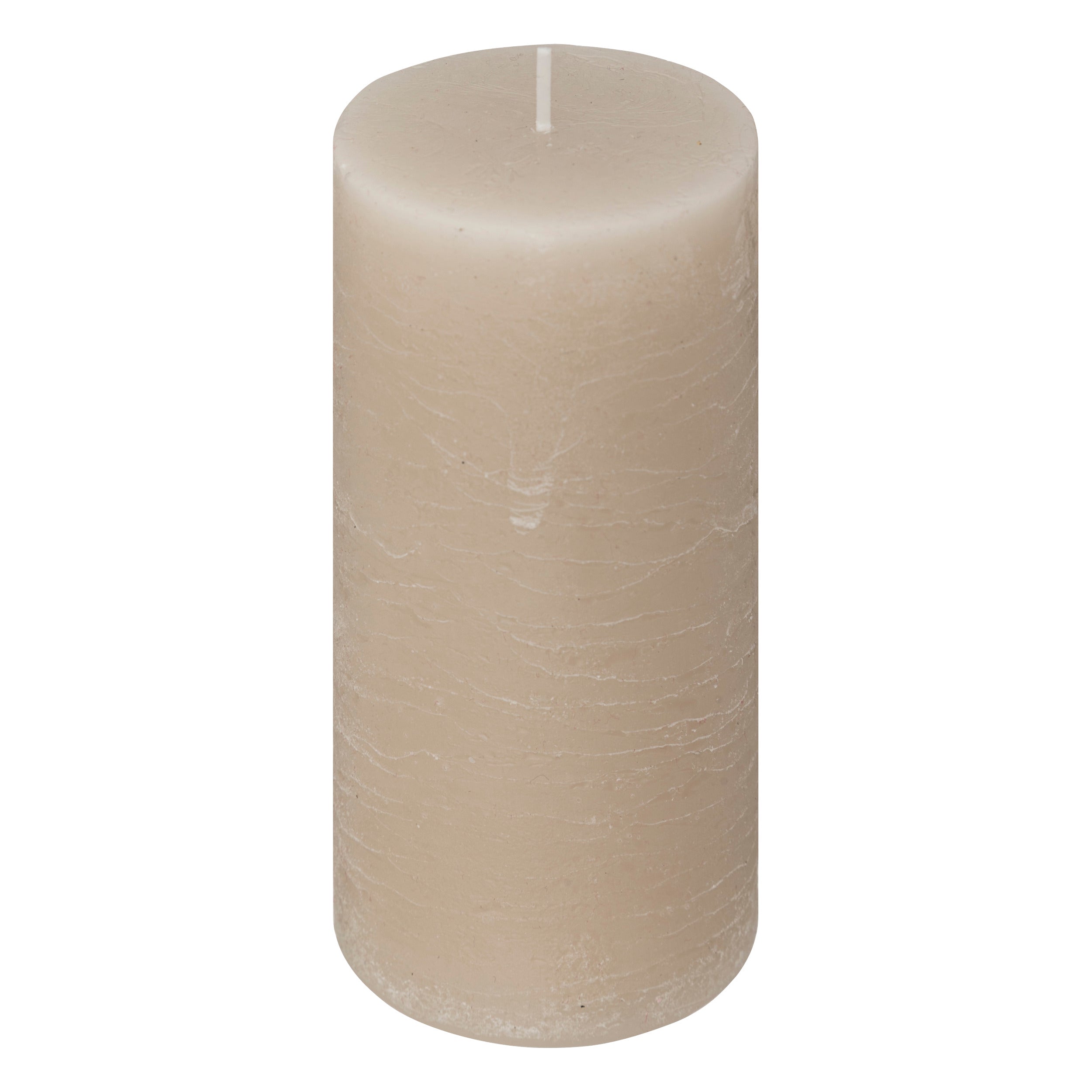 Lumanare rustica "Olia" - Gri taupe, 445 g - Atmosphera