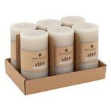 Lumanare rustica "Olia" - Gri taupe, 445 g - Atmosphera