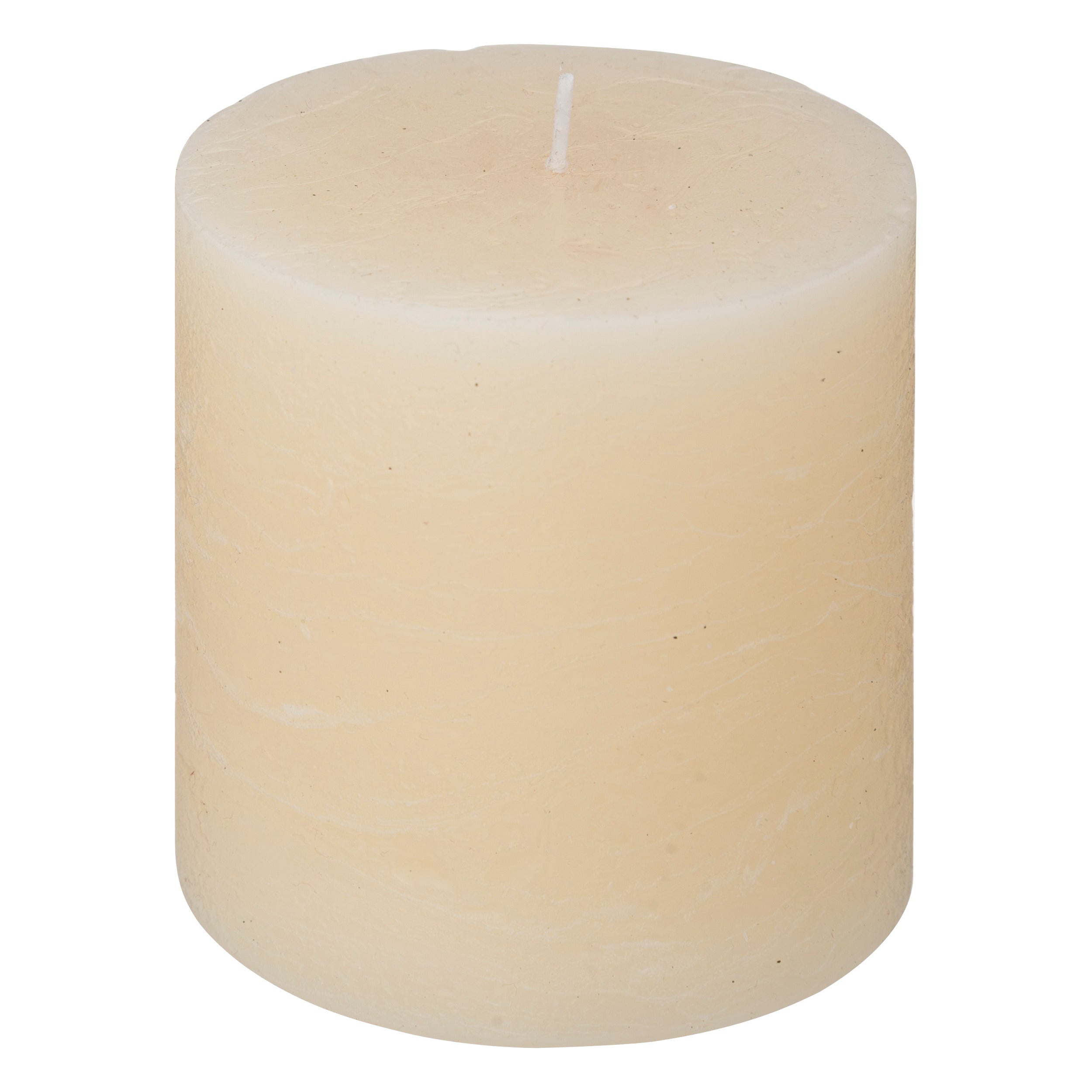 Lumanare rotunda "Olia" - Alb fildes, 663 g - Atmosphera
