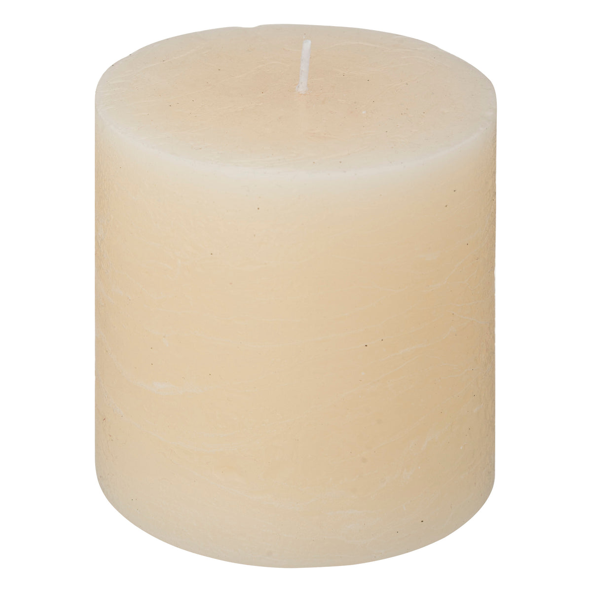 Lumanare rotunda "Olia" - Alb fildes, 663 g - Atmosphera
