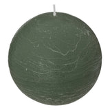Lumanare sferica rustica "Olia" - Verde eucalipt, 445 g - Atmosphera