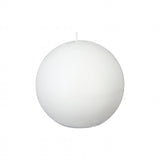 Lumanare sferica rustica "Olia" - Alb, 445 g - Atmosphera