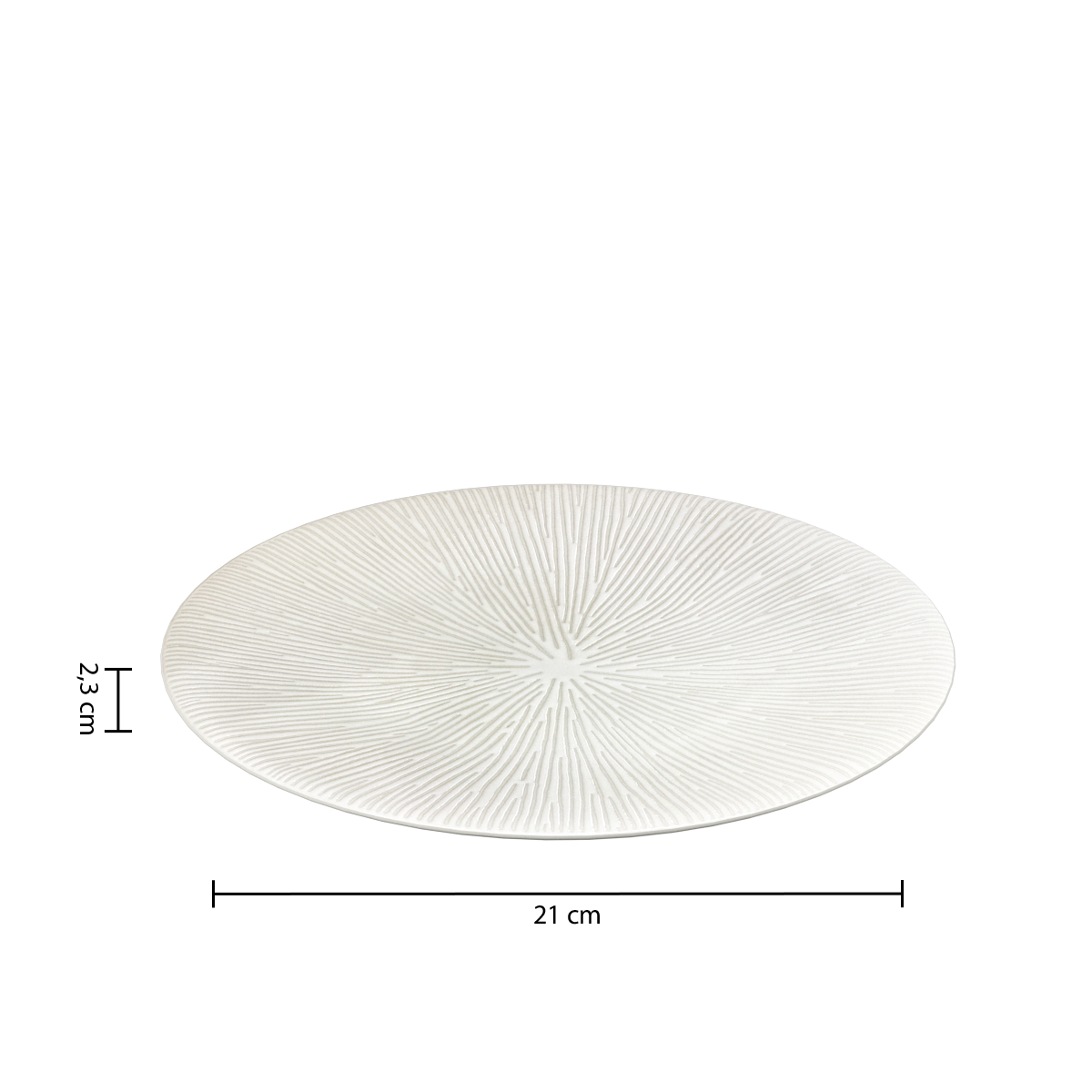 Set farfurii desert crem atelier D21 cm - Secret de Gourmet