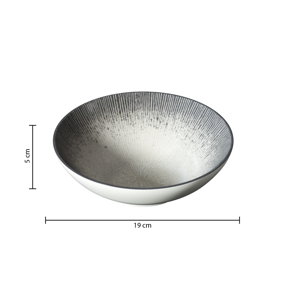 Set farfurii supa gri atelier D19 cm - Secret de Gourmet