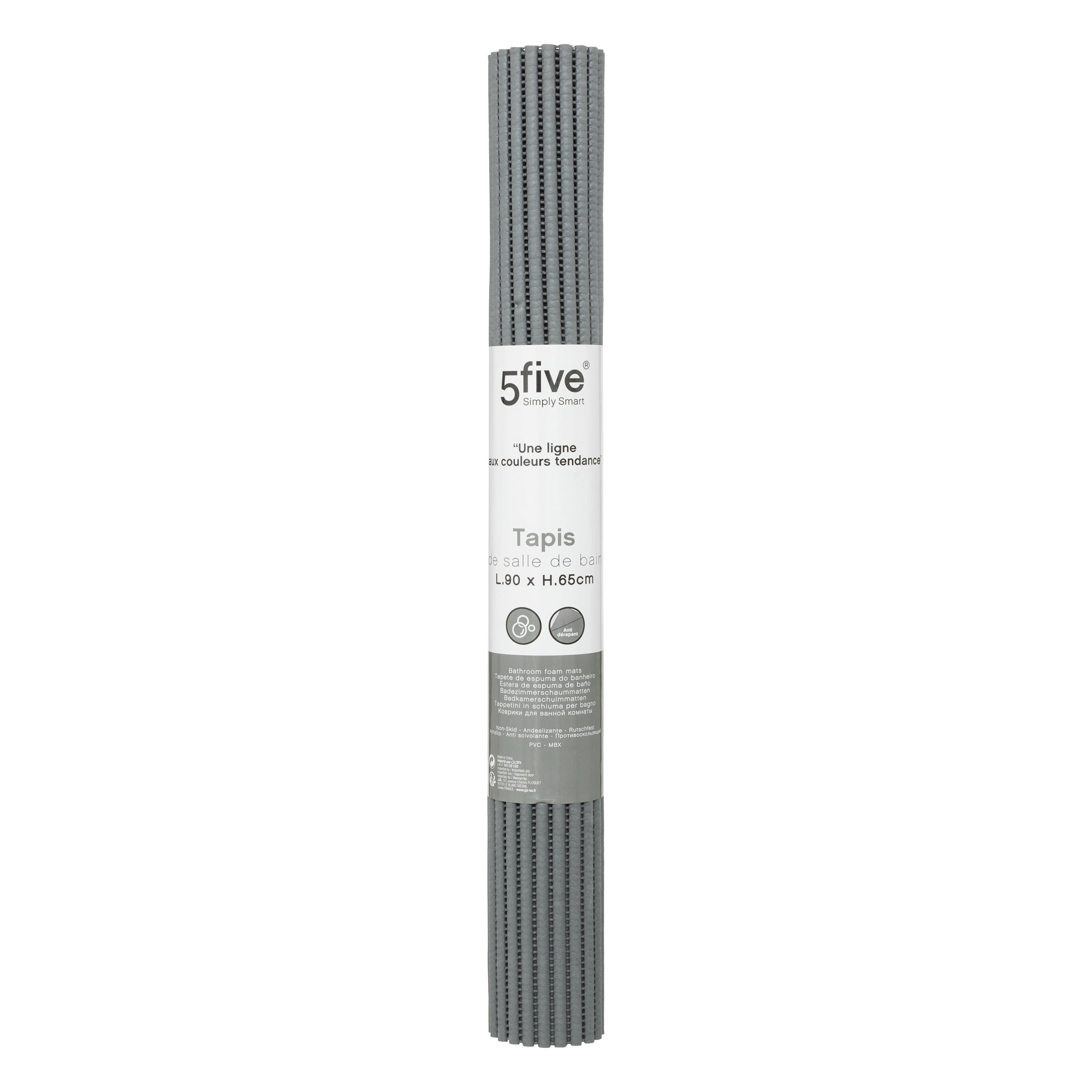 Covor spuma gri 65 x 90 cm cutie - Five