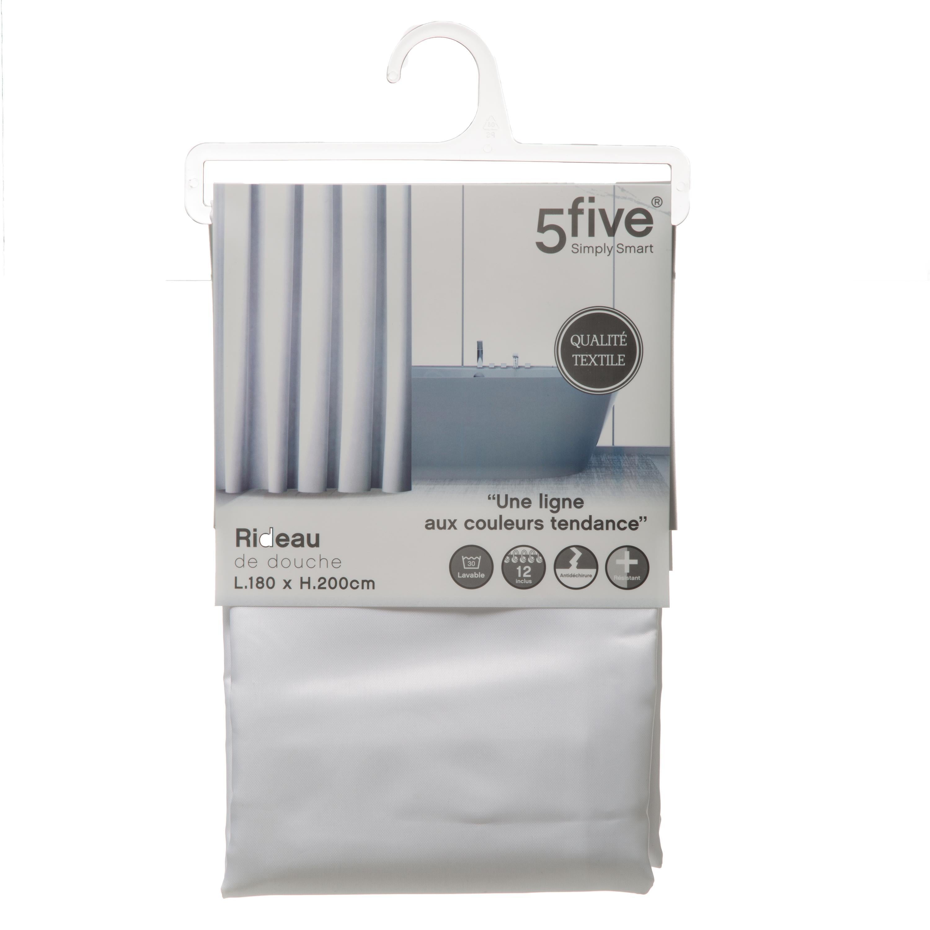 Perdea dus culoare alb - Five