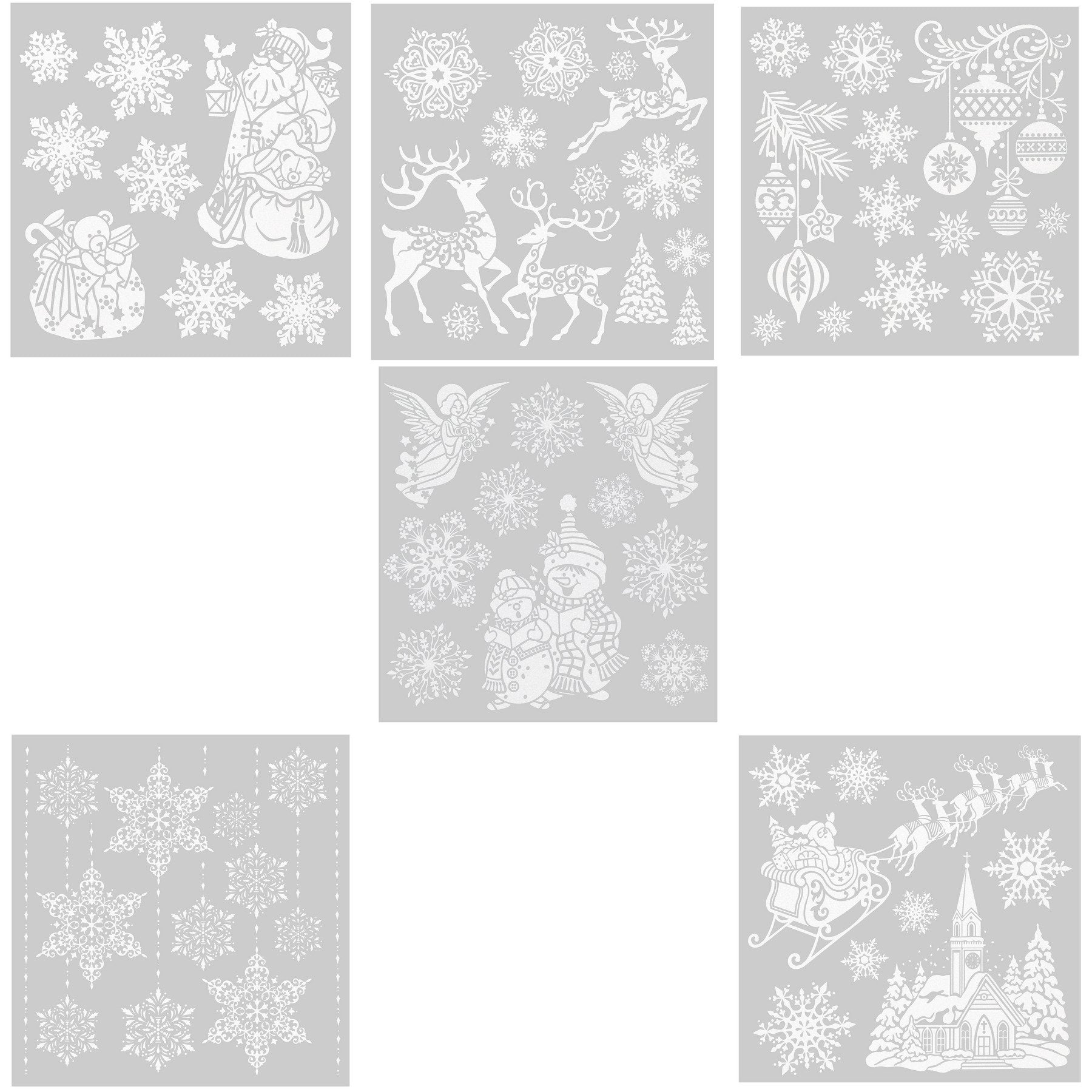 Sticker geam cu sclipici, 31,5 cm, asortat | Atmosphera