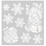 Sticker geam cu sclipici, 31,5 cm, asortat | Atmosphera