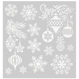 Sticker geam cu sclipici, 31,5 cm, asortat | Atmosphera