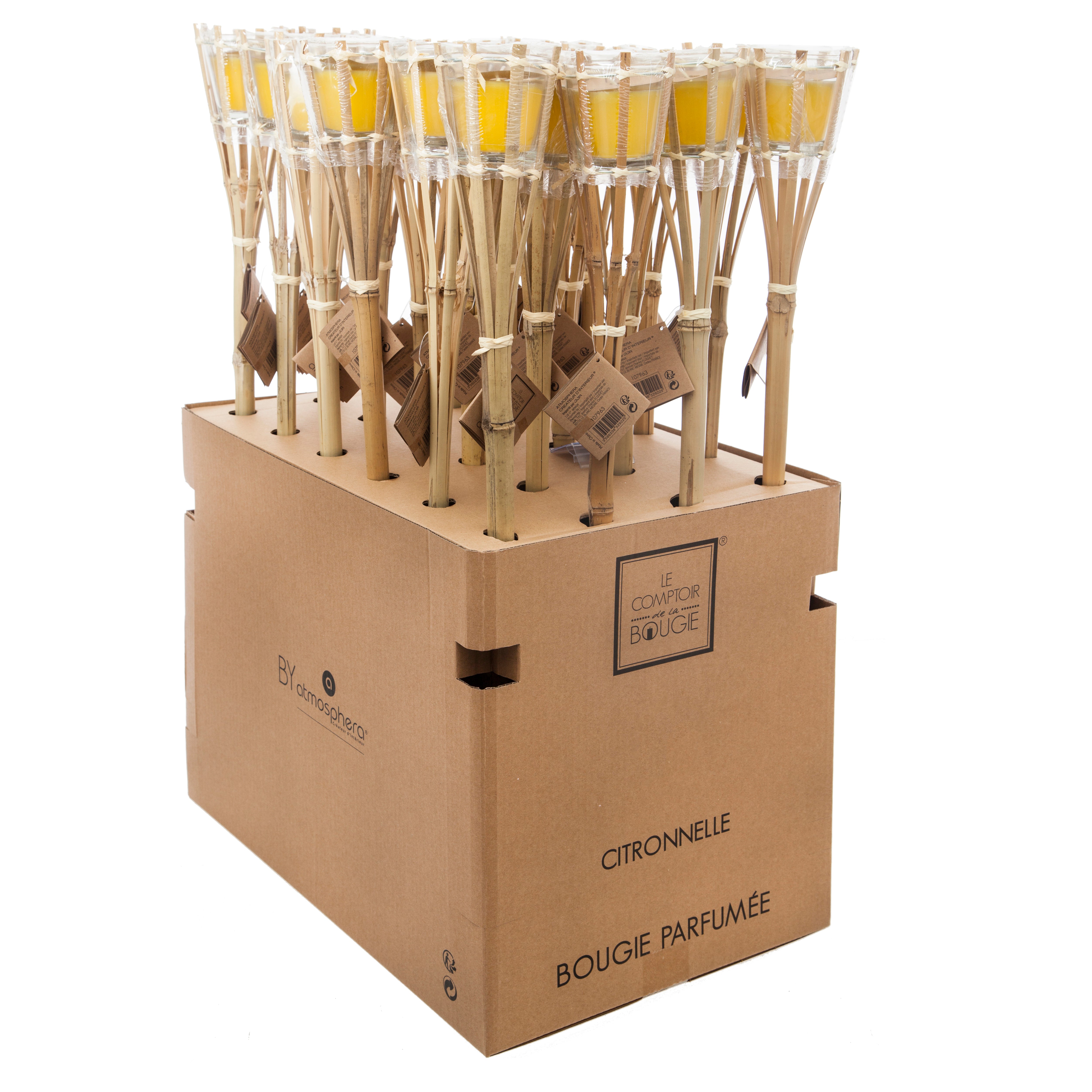 Lumanare parfumata tip torta - Citronella, 110 g - Atmosphera