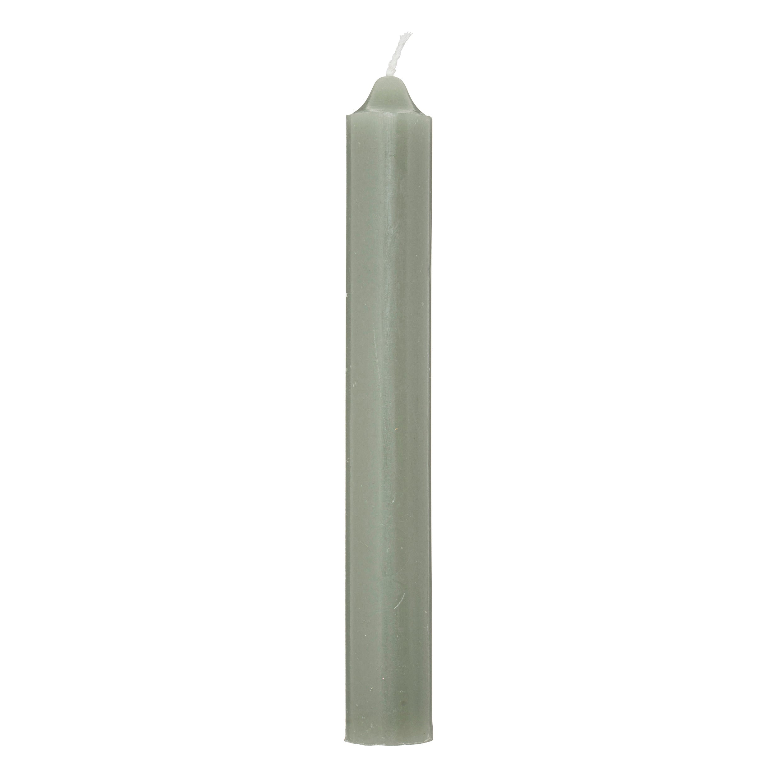 Lumanare betisor, 10 bucati - Verde eucalipt, 45 g - Atmosphera