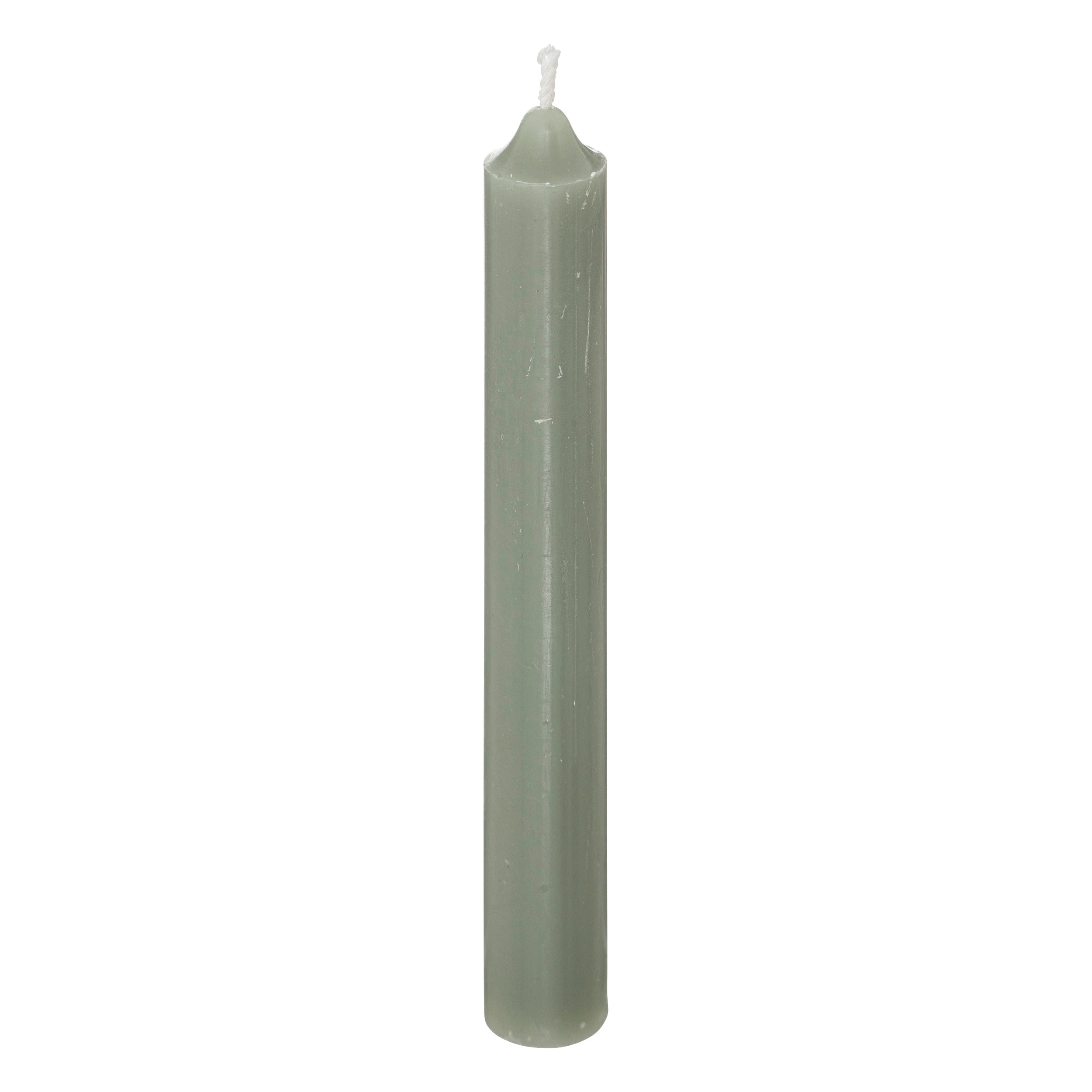 Lumanare betisor, 10 bucati - Verde eucalipt, 45 g - Atmosphera