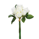 Floare decorativa, trandafiri alb - Atmosphera