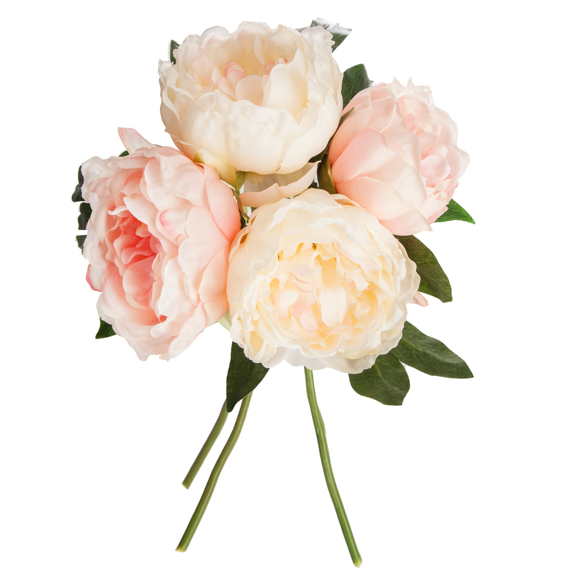 Buchet 4 bujori roz H30 cm - Atmosphera