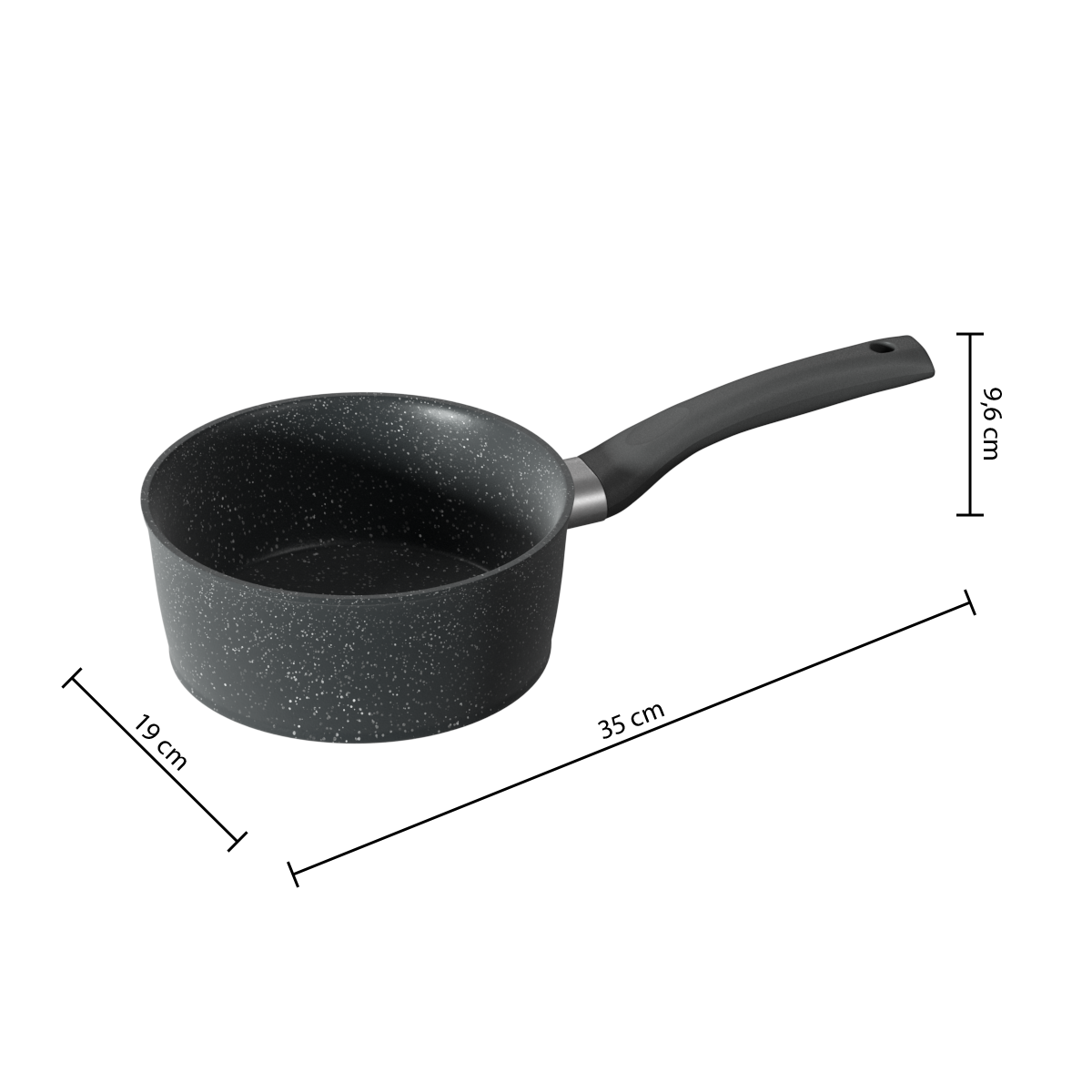 Oala aluminiu forjat 18 cm - Five