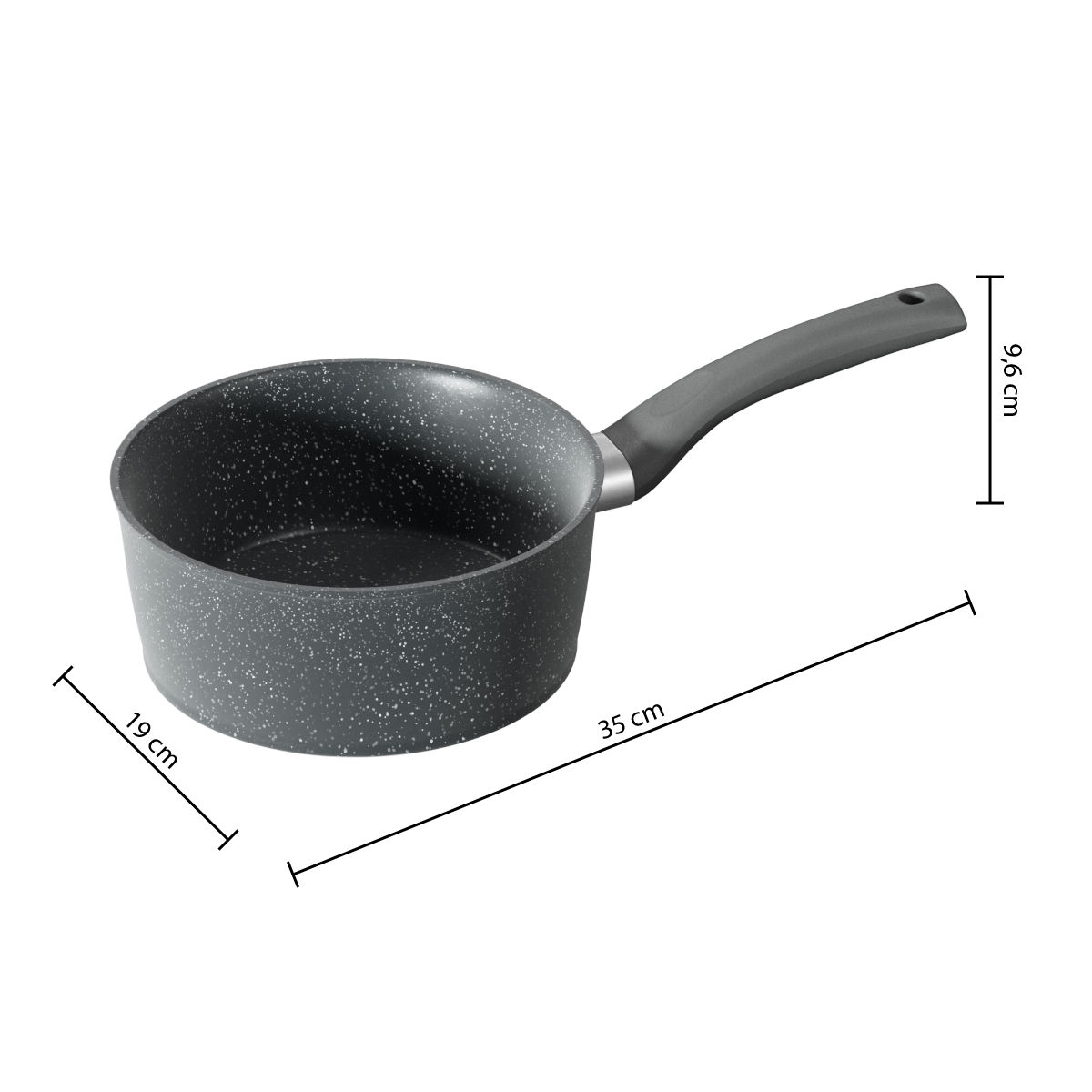 Oala aluminiu forjat 20 cm - Five