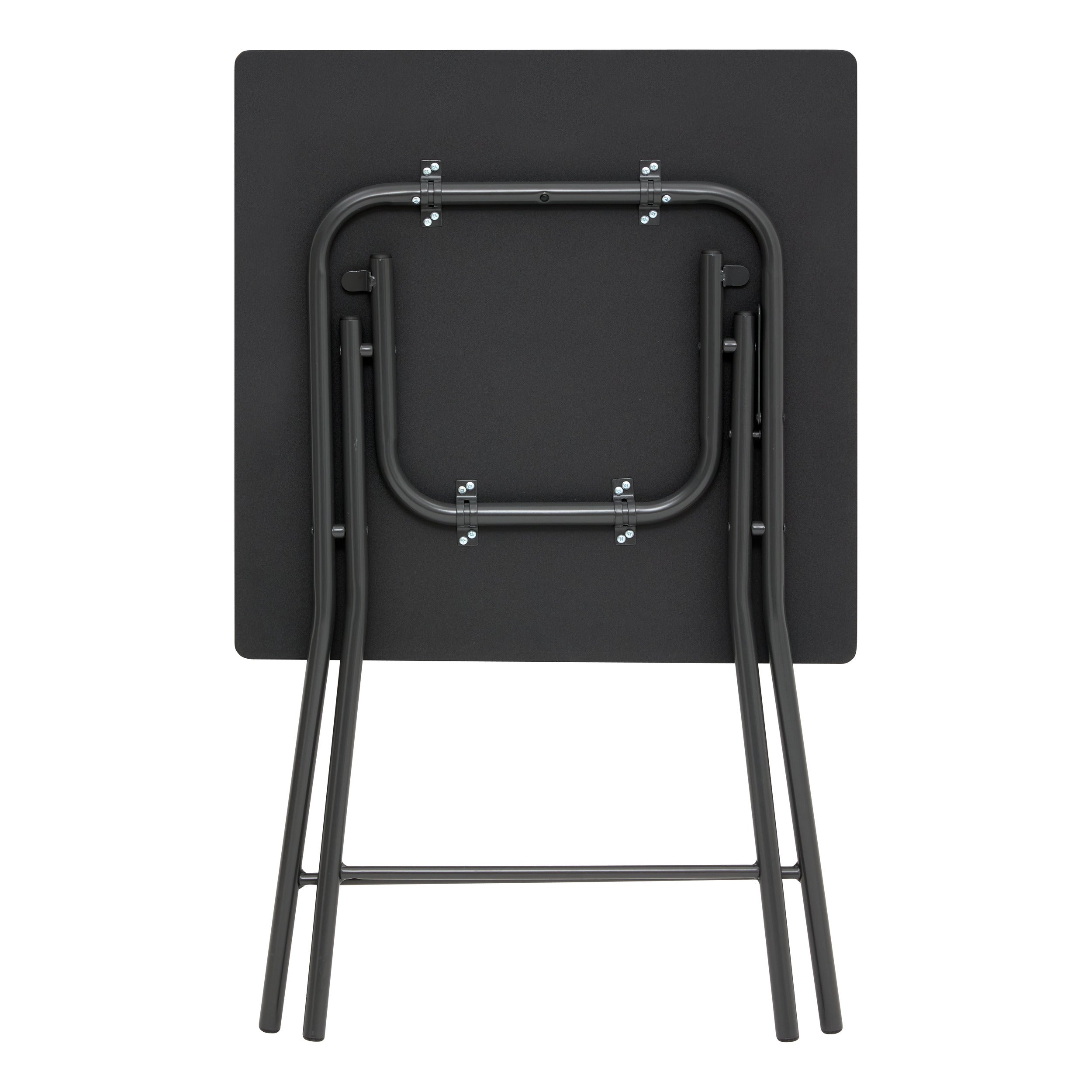 Mobilier depozitare, masa plianta 60x60cm negru - Five