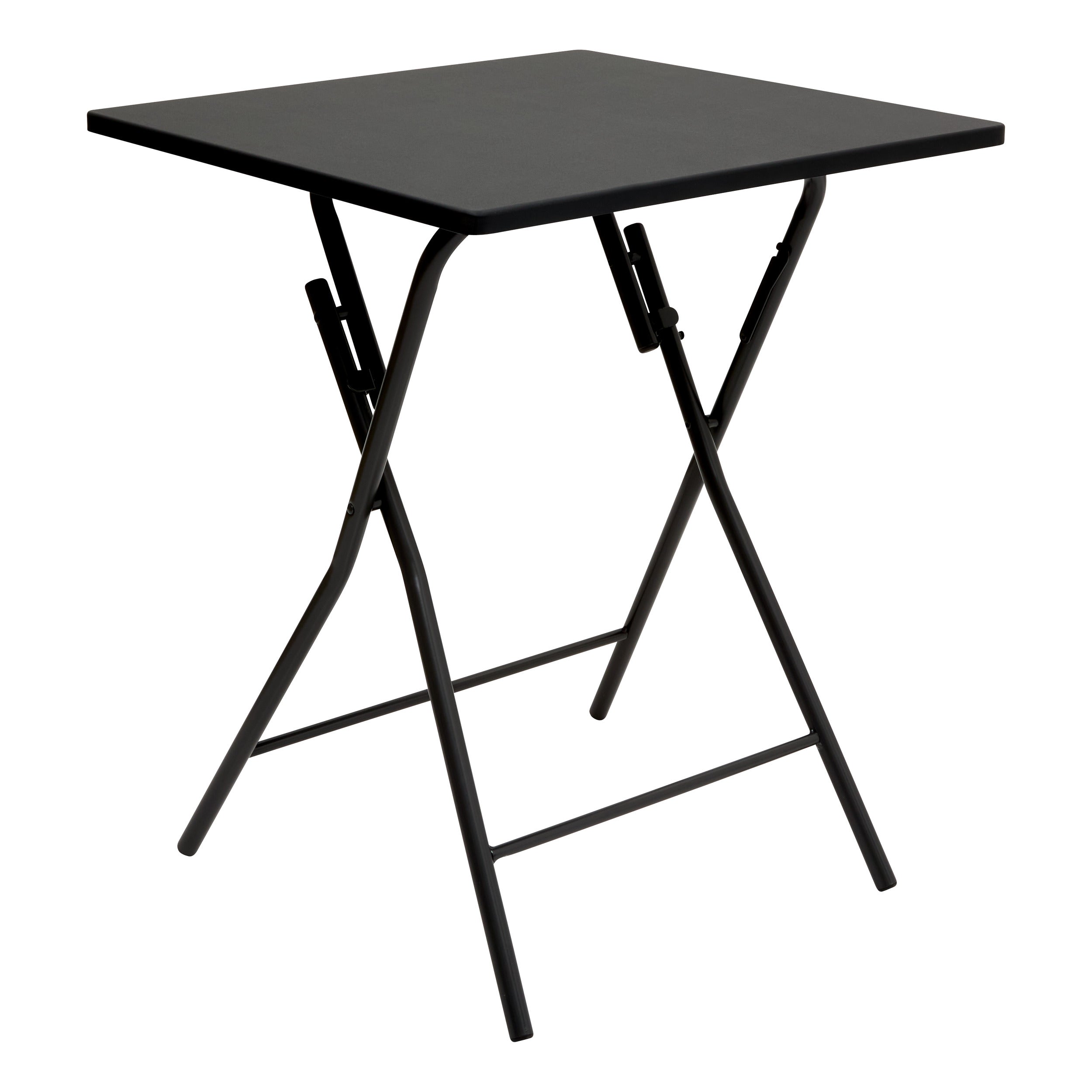 Mobilier depozitare, masa plianta 60x60cm negru - Five