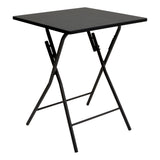 Mobilier depozitare, masa plianta 60x60cm negru - Five