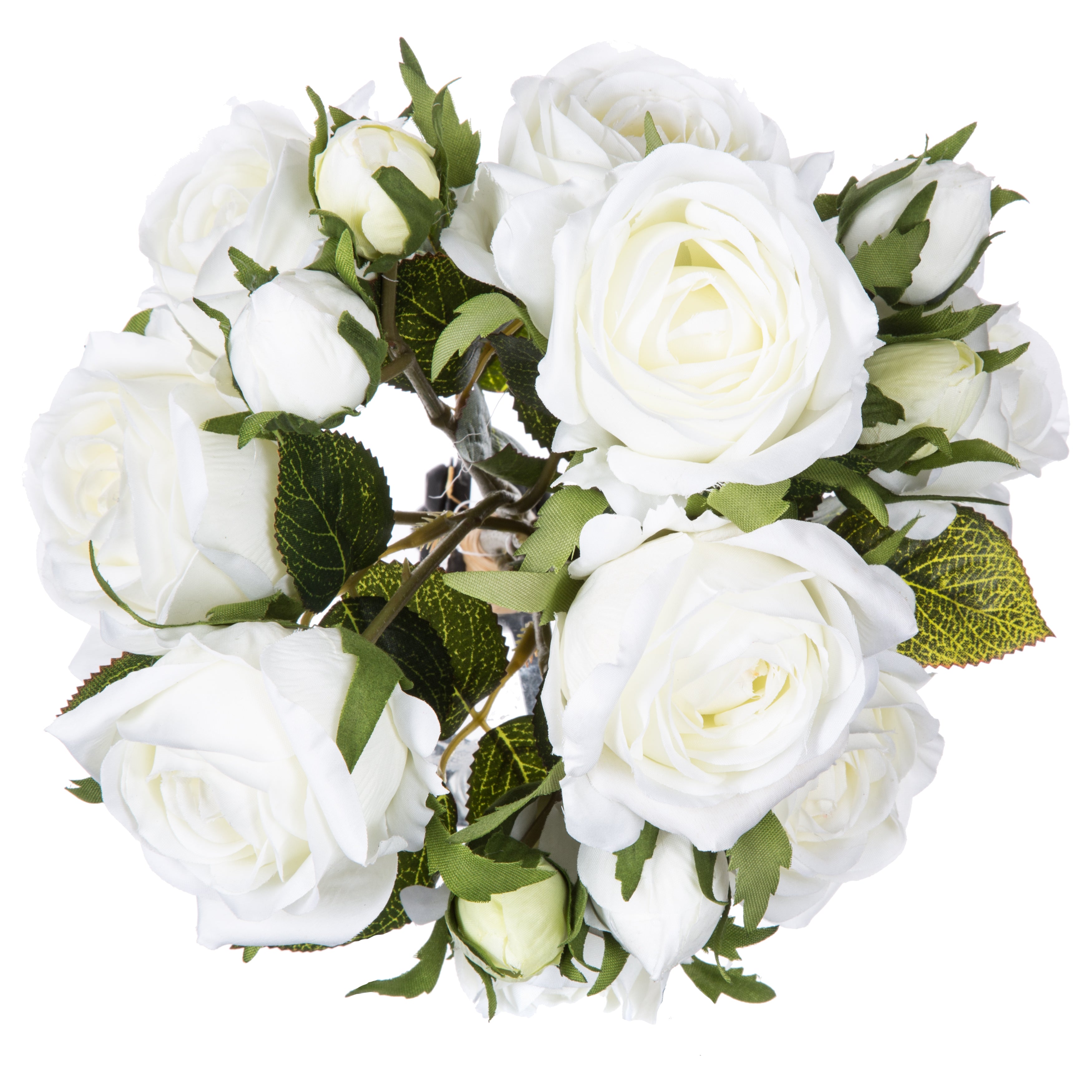 Buchet 14 trandafiri alb H40 cm - Atmosphera