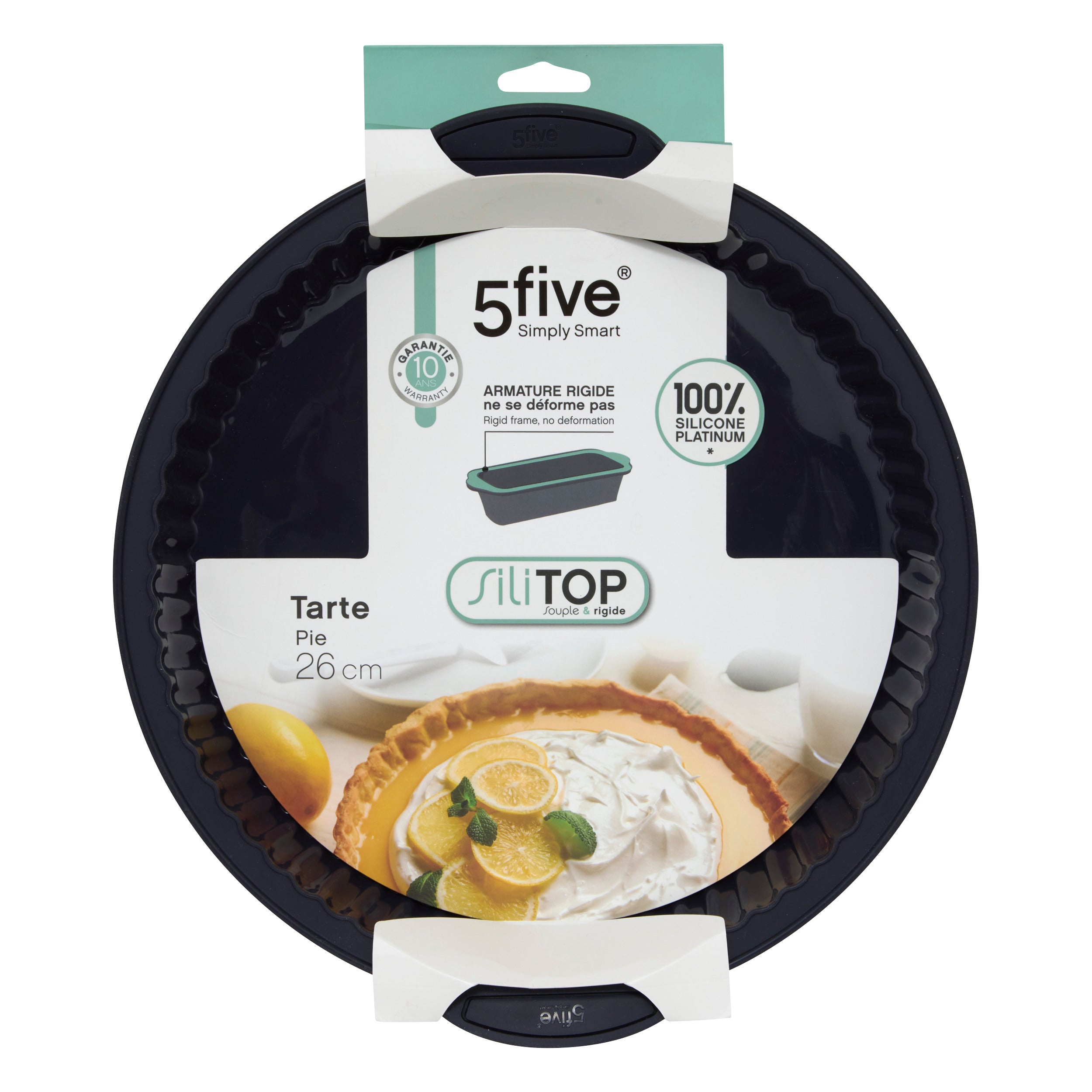 Tava tarta silicon silitop 26 cm - Five