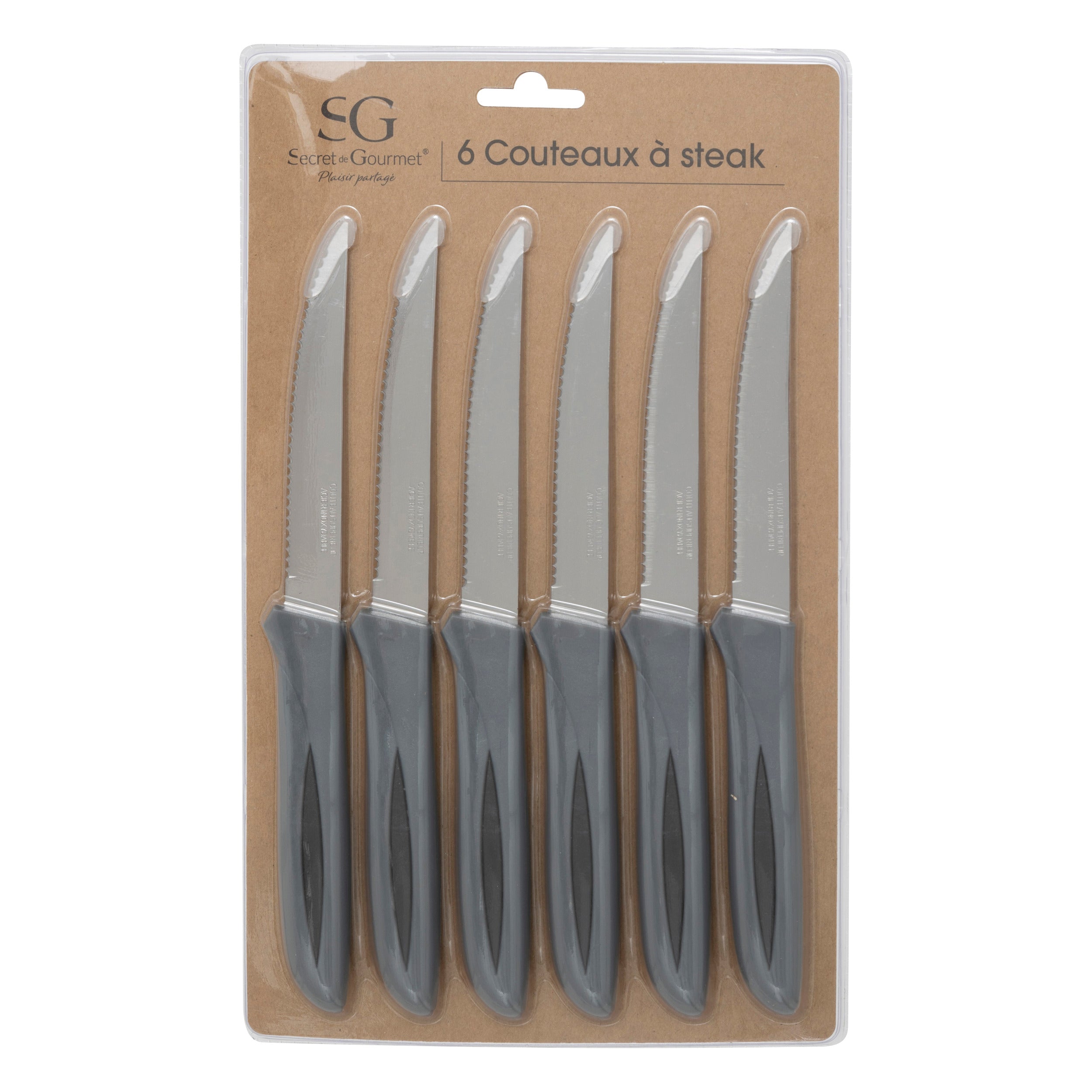 Cutite friptura 6 piese design estl - Secret de Gourmet