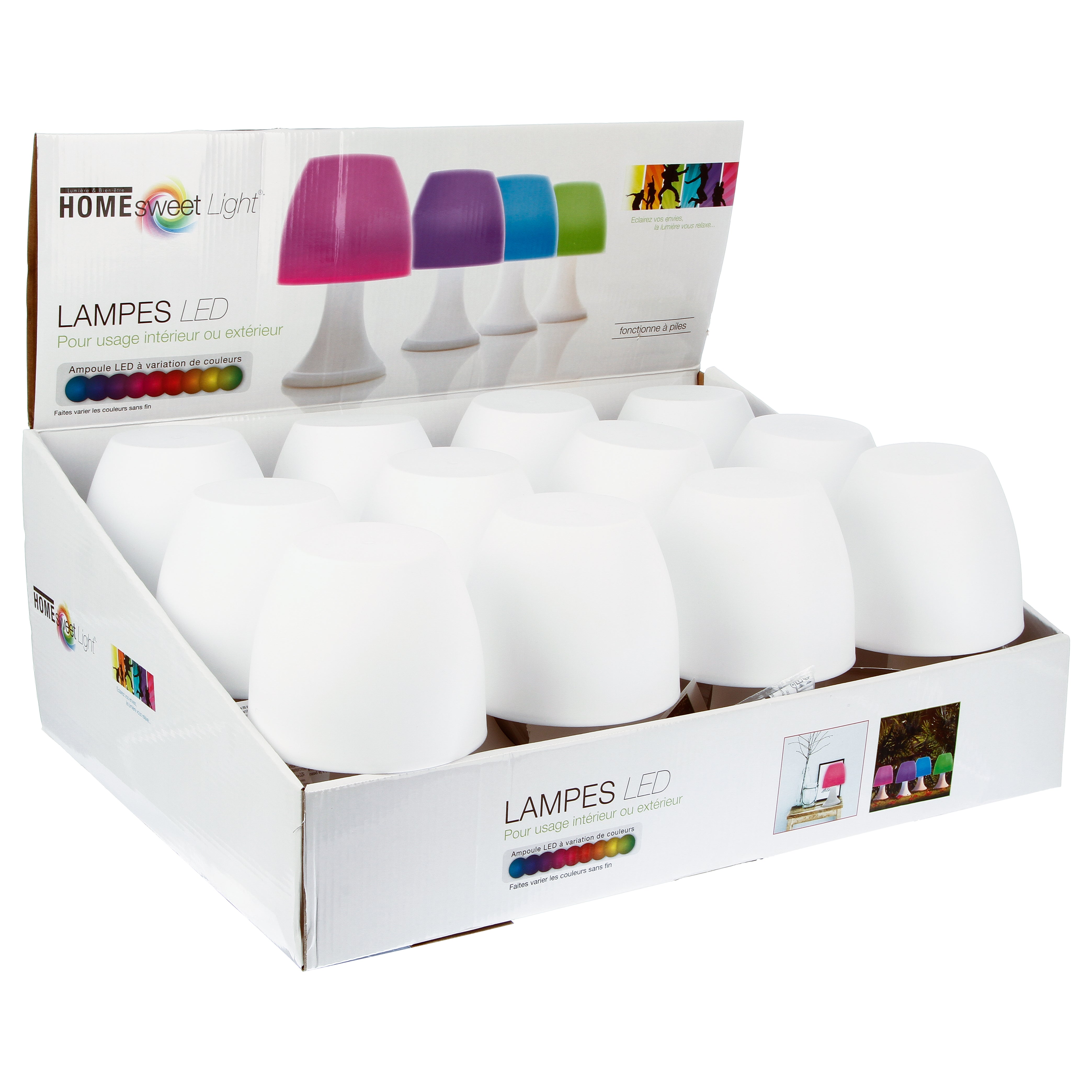 Corp de iluminat, lampa bat dokk RGB ext H19 cm - Home Sweet Light
