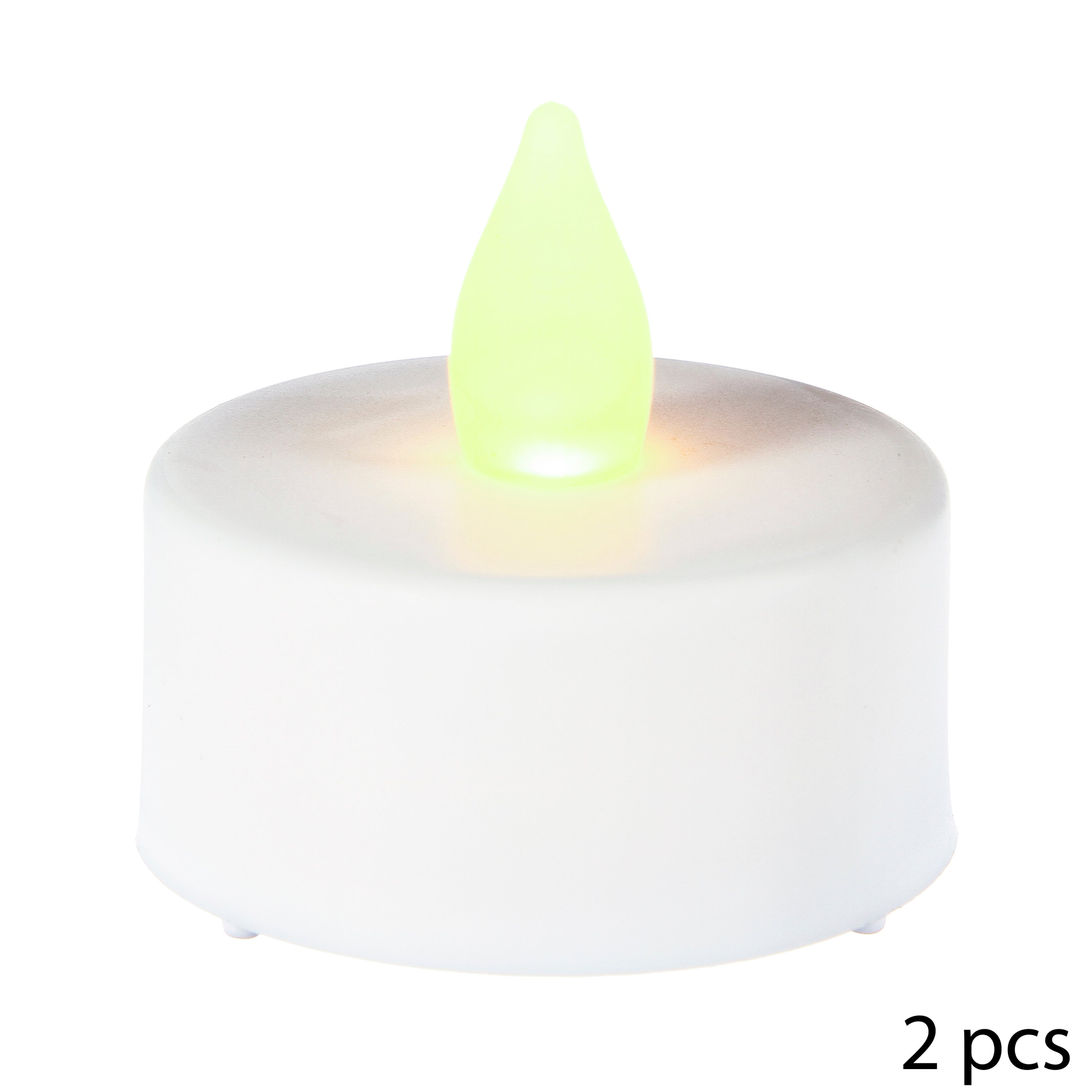Lumanare tip pastila LED, 2 bucati - Alb, 190 g - Atmosphera