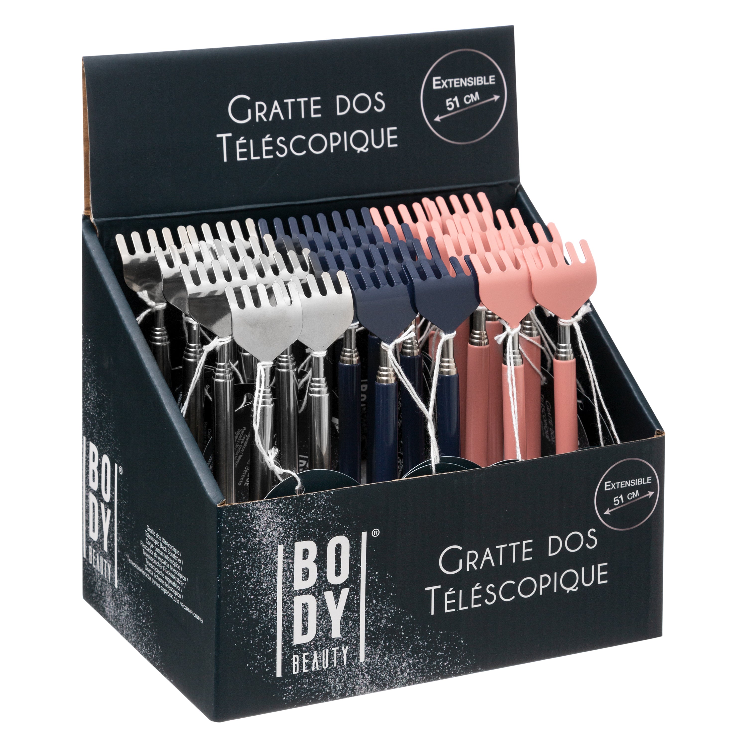 Scarpin telescopic spate cutie asortat - Five