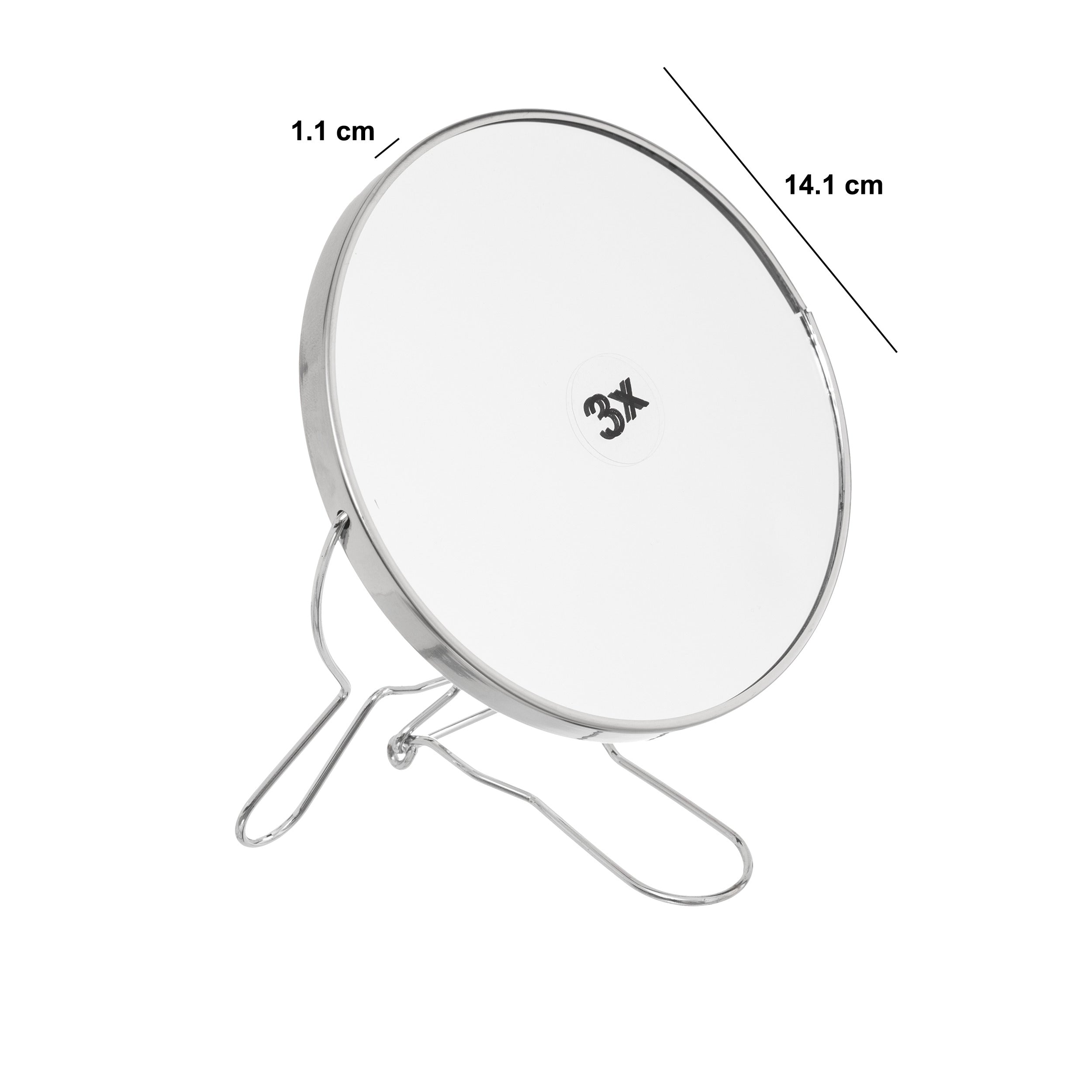 Oglinda rotunda argintiu D14 cm - Five