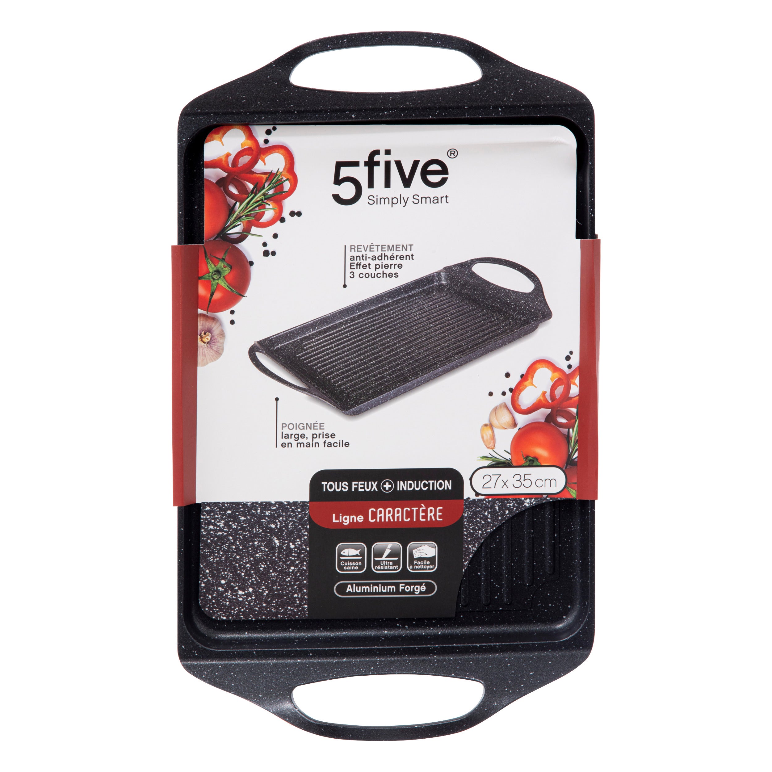 Plancha alu forjat - Five