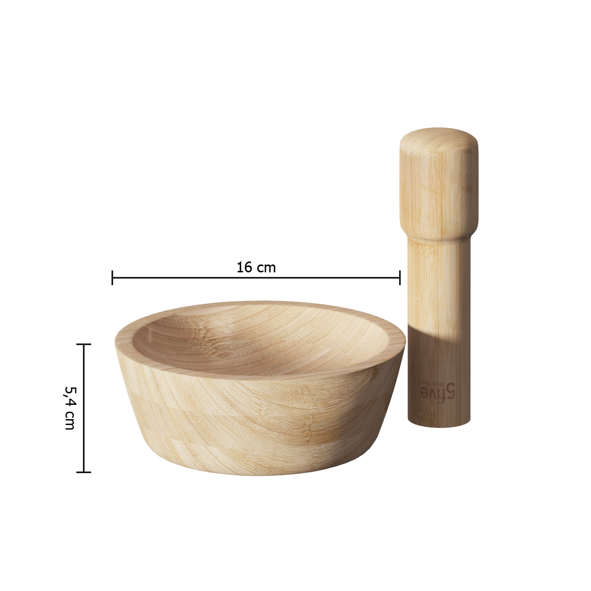 Pistil bambus 13 x 5 cm - Five