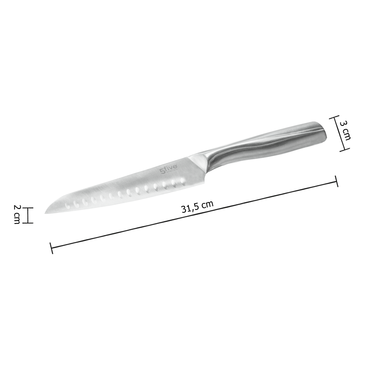 Cutit santoku inox forjat sp - Five