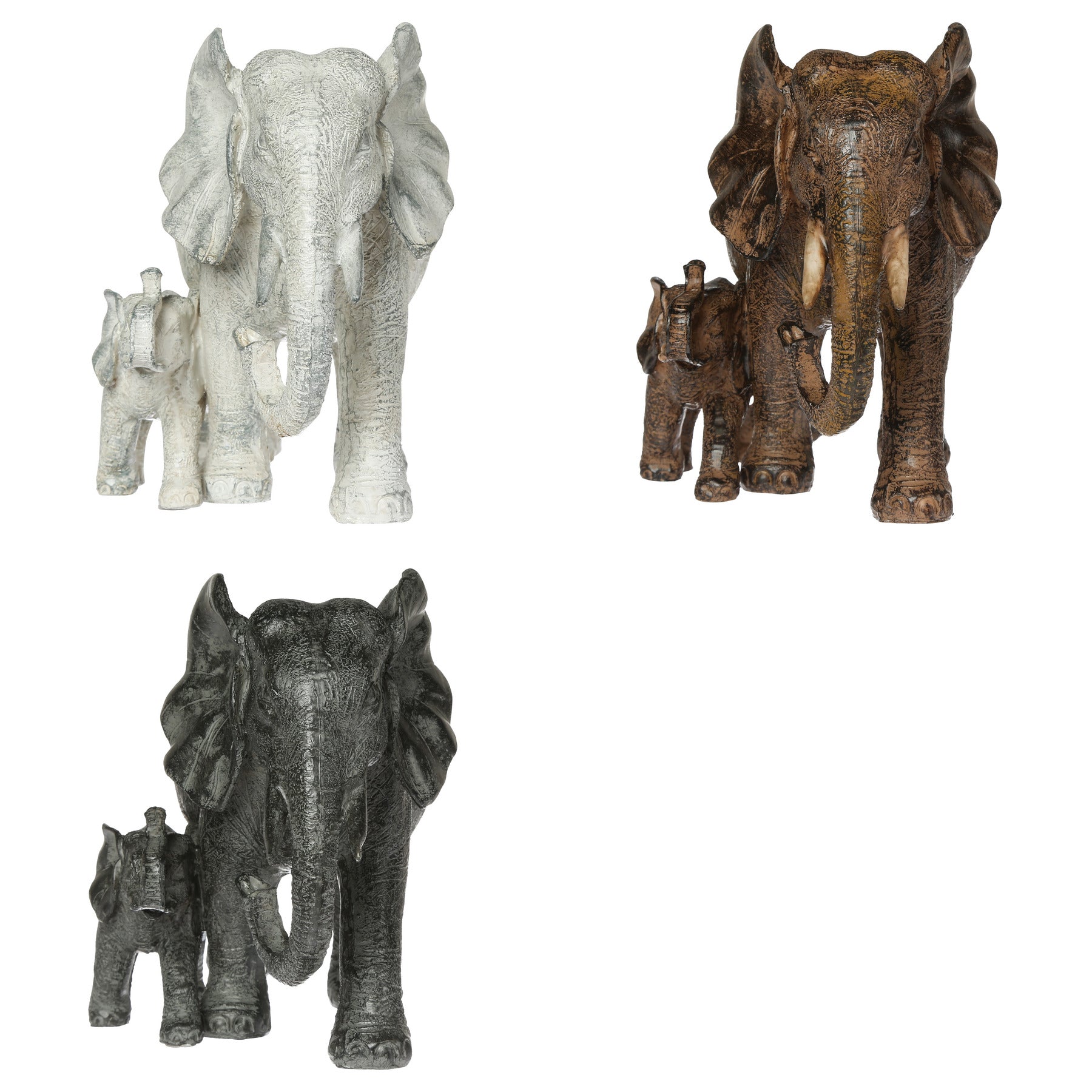 Elefant rasina kenna H15,5 cm - Atmosphera