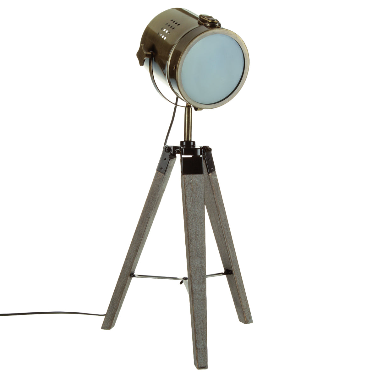 Corp de iluminat, lampa tripod ebor bronz H68 cm - Atmosphera