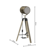 Corp de iluminat, lampa tripod ebor bronz H68 cm - Atmosphera