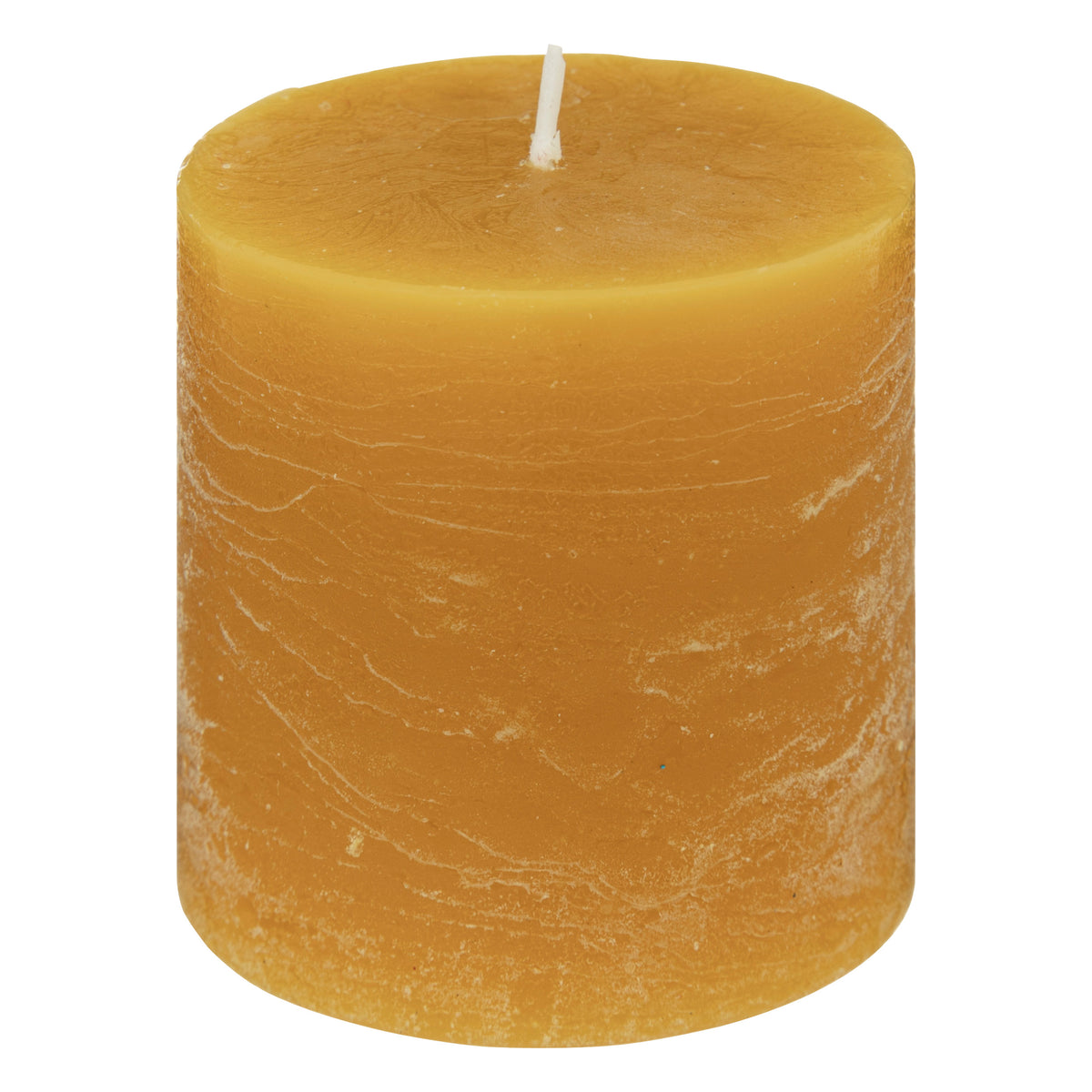 Lumanare rustica "Olia" - Galben, 220 g - Atmosphera