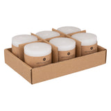 Lumanare rustica "Olia" - Alb, 220 g - Atmosphera