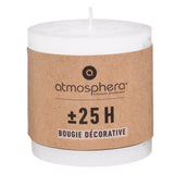 Lumanare rustica "Olia" - Alb, 220 g - Atmosphera