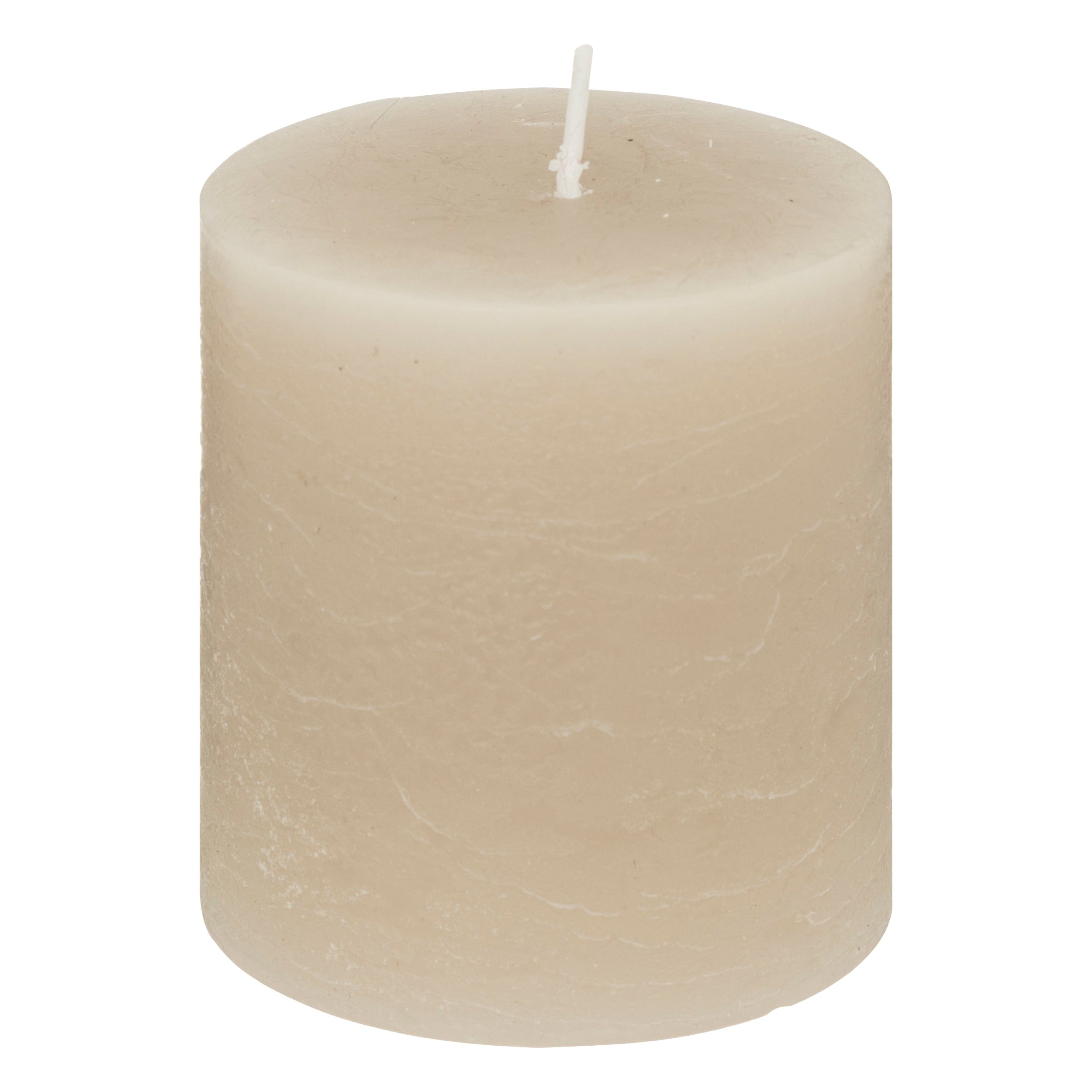 Lumanare rustica "Olia" - Gri taupe, 220 g - Atmosphera