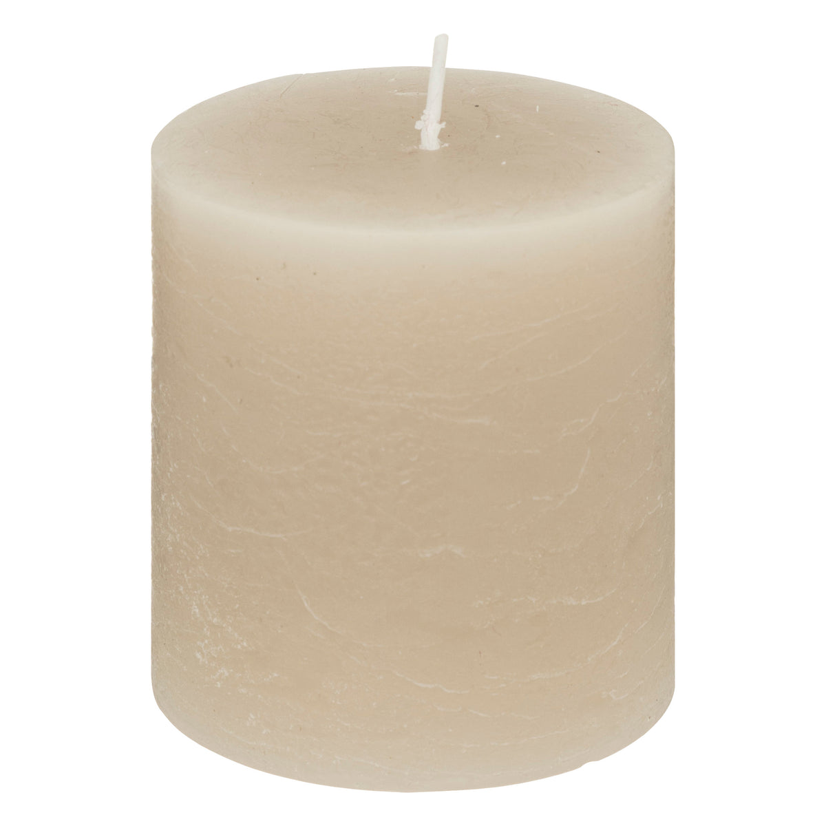 Lumanare rustica "Olia" - Gri taupe, 220 g - Atmosphera