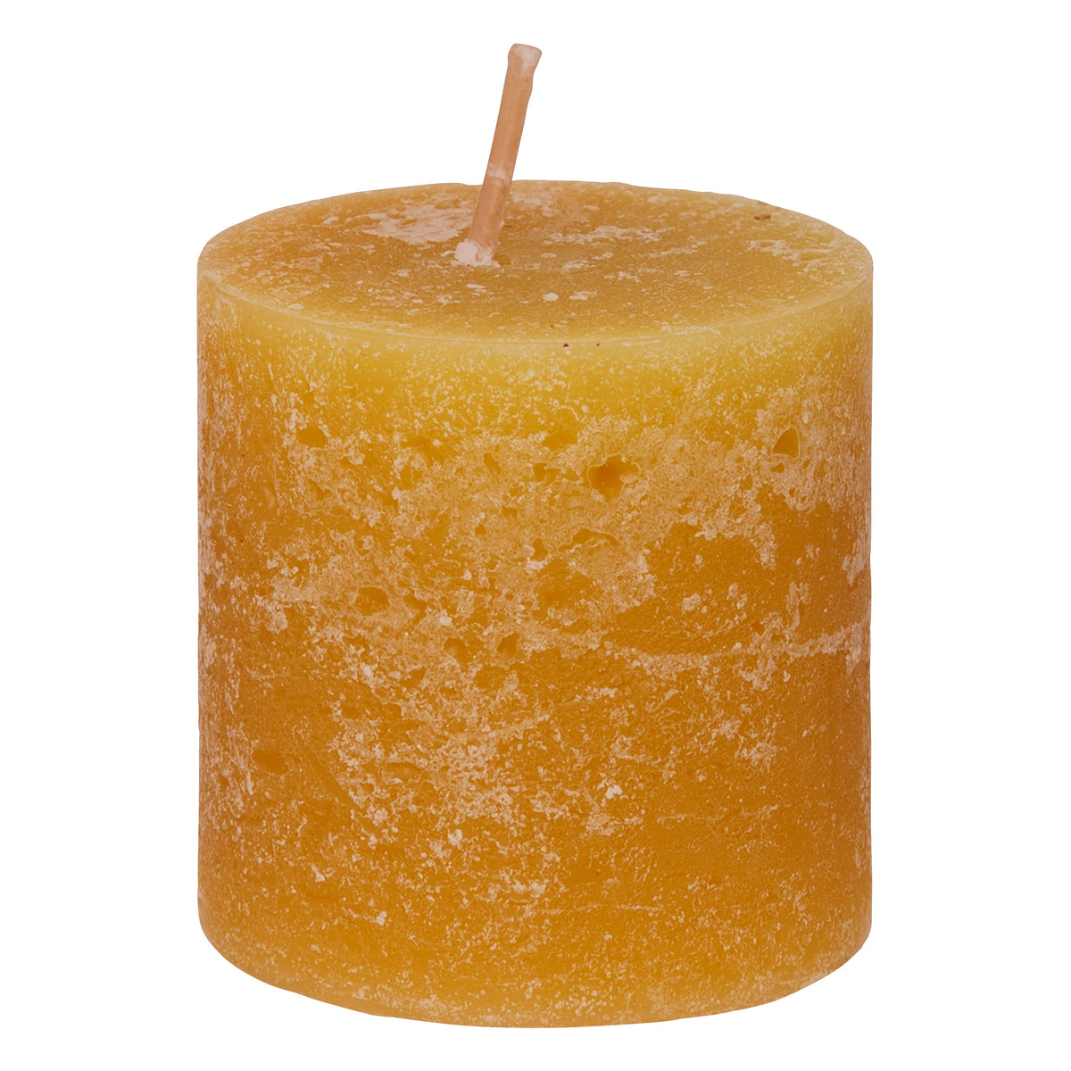 Lumanare rustica "Olia", 4 bucati - Galben, 60 g - Atmosphera