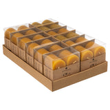 Lumanare rustica "Olia", 4 bucati - Galben, 60 g - Atmosphera
