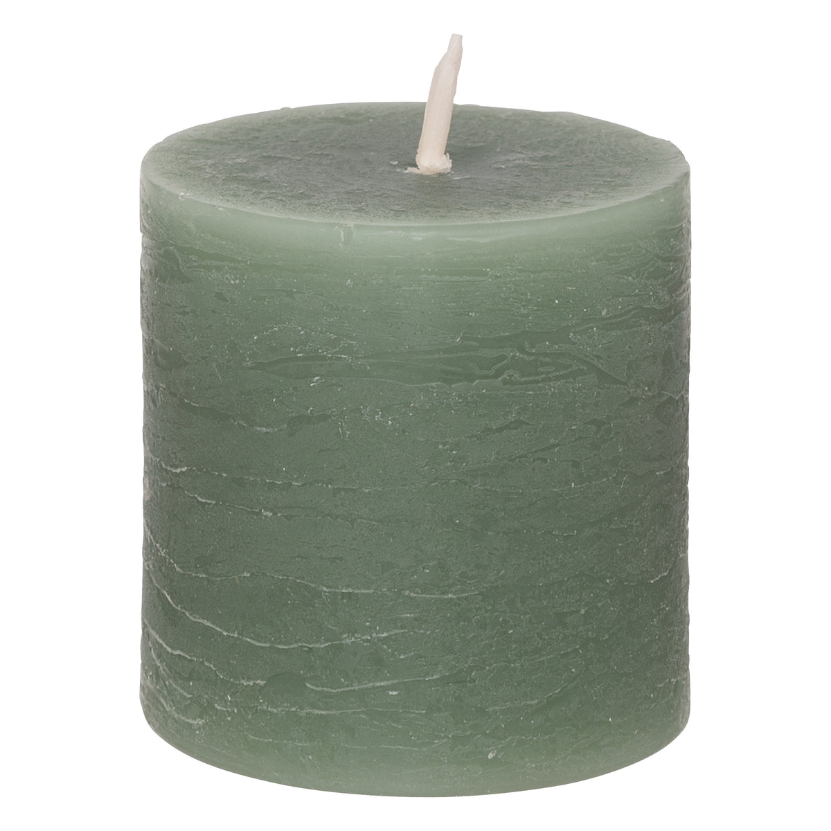 Lumanare rustica "Olia", 4 bucati - Verde eucalipt, 60 g - Atmosphera